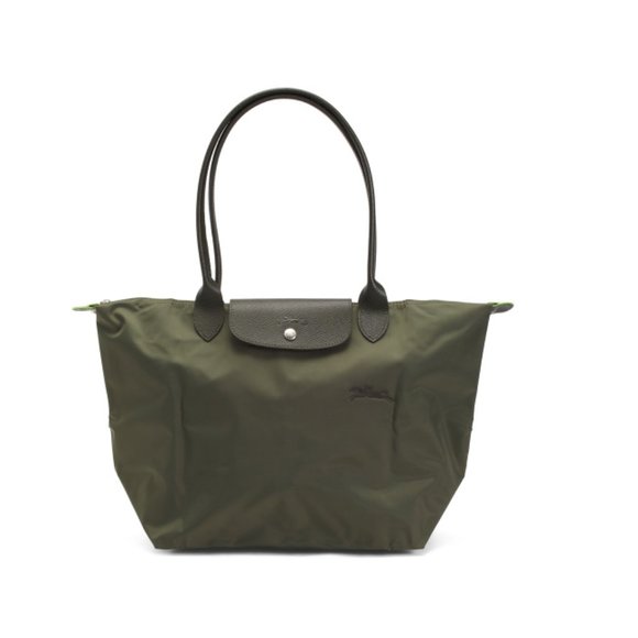 Longchamp Bags Longchamp Forest Green Nylon Le Pliage Large Tote